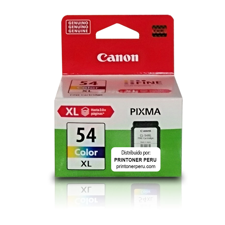 Catucho de Tinta Canon CL-54xl 54xl Tricolor – Prin Toner Perú