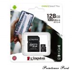 Memoria Micro SD Kingston  Canvas 128gb Clase 10 100MB/s