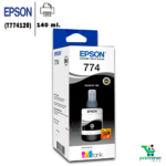 BOTELLA DE TINTA EPSON T774 NEGRO 140 ML (T774120-AL)