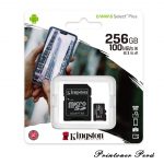 Memoria Micro SD Kingston 256GB Canvas Select Clase 10 100MB/s