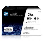 TONER HP 26X (CF226XD) NEGRO DUAL PACK 9,000 PAG X2