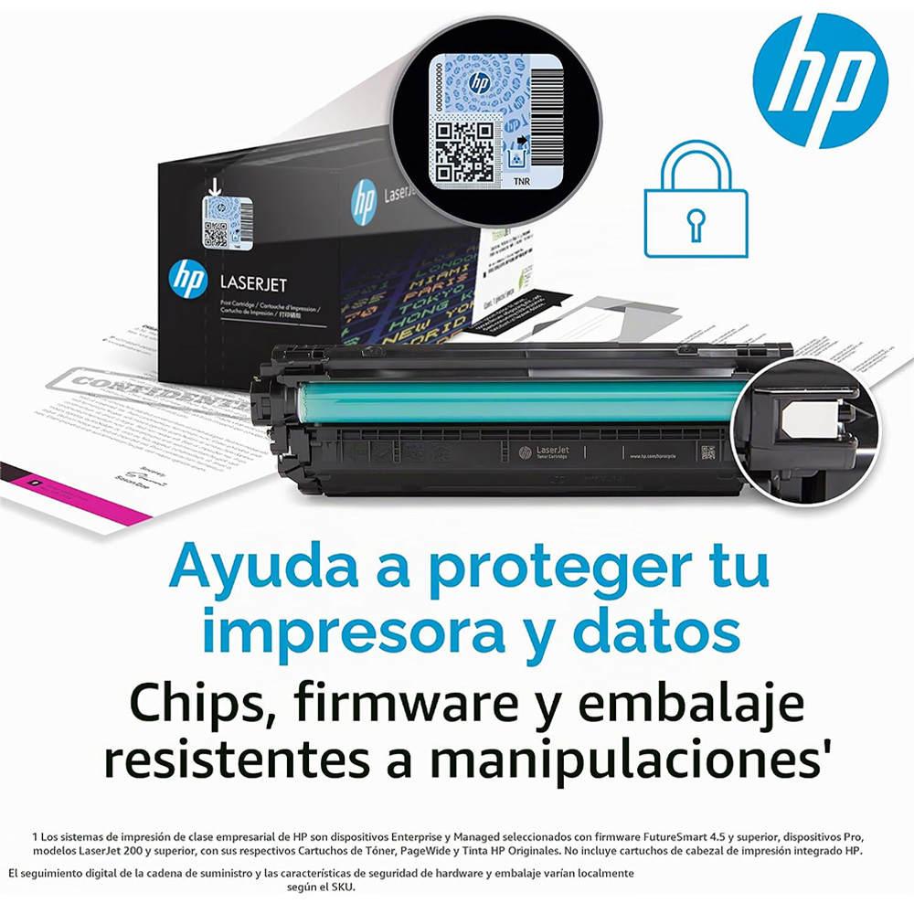 SEGURIDAD TONER HP