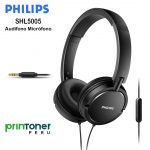 Audífono con Micrófono Philips SHL5005 Negro