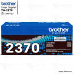 Toner Brother TN2370 TN-2370 Negro 2600 pag. - Original