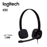 Audífono con Micrófono Logitech H151 Estereo Negro