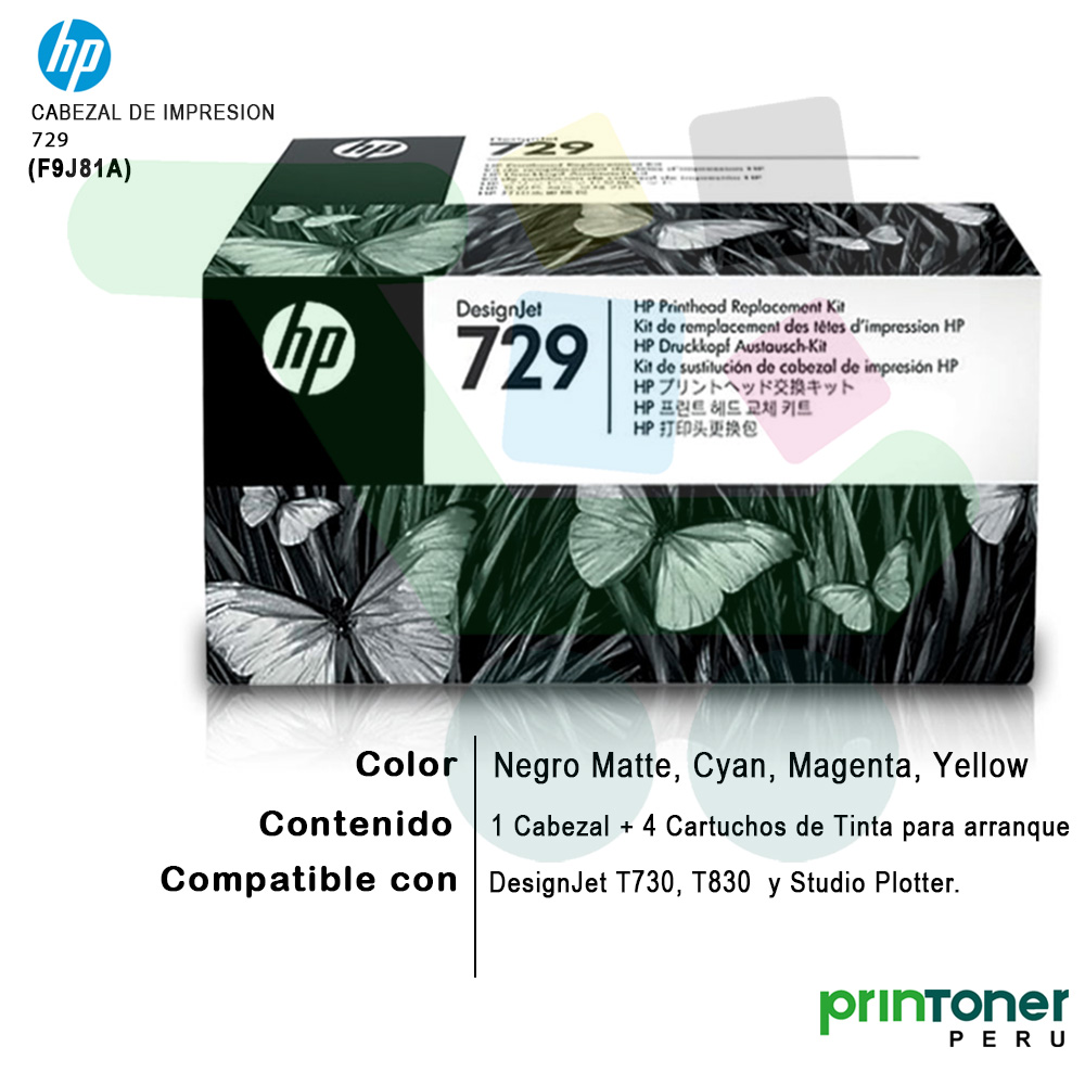 cabezal hp 729 - 3