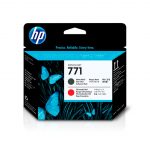 Cabezal Hp 771 Matte Black & Rojo Cromático