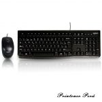 Kit de Teclado Y Mouse Logitech MK120 Usb Negro
