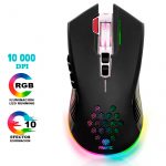 mouse Gamer Micronics INTREPID - FNT GM 8001 10000 DPI RGB - Negro
