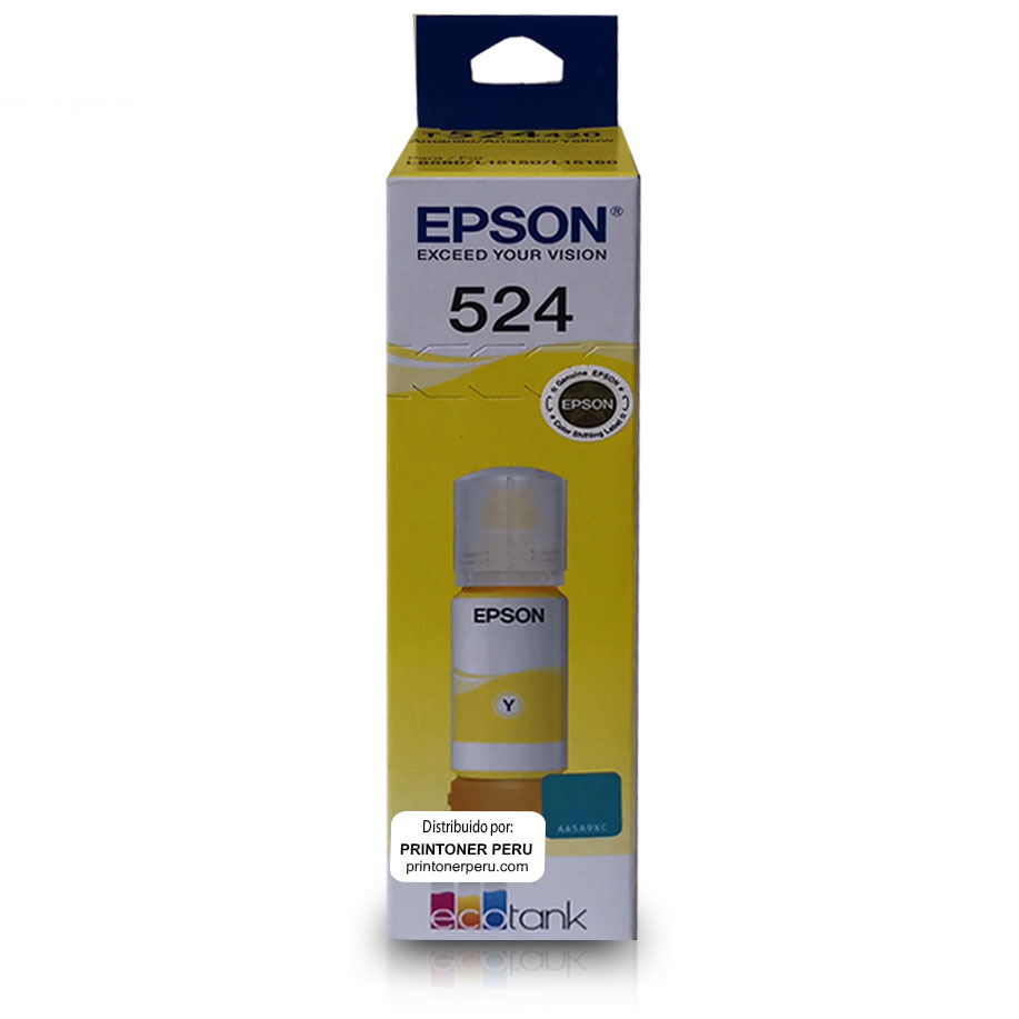 Tinta Epson T524 T524420 Yellow 70ml. – Prin Toner Perú