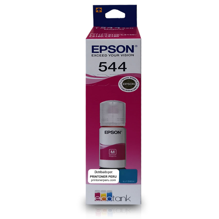 Tinta Epson T544 Magenta 65ml T544320 Original – Prin Toner Perú