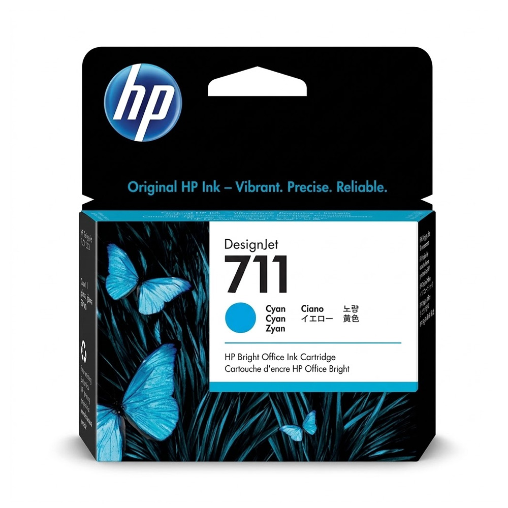 tinta hp 711 cyan - 1