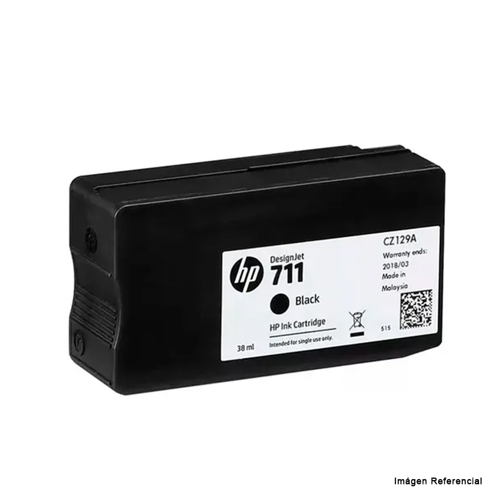 tinta hp 711 negro 38ml. - 3