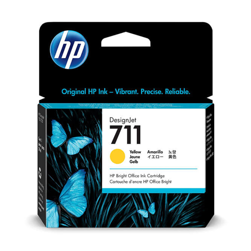 tinta hp 711 yellow - 1