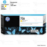 Tinta hp 728 F9K15A Yellow Cartucho Original de 300ml. T730 T830