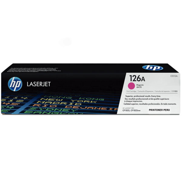 Toner HP 126A Magenta CE313A Original para LaserJet Pro CP1025, M175nw M275