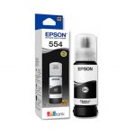 Botella de Tinta Epson T554 Negro Pigmentado (T554120) 70ml. L8160, L8180