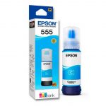 Botella de Tinta Epson T555 Cyan (T555220)  70ml. L8160, L8180