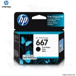 Tinta HP 667 (3YM79AL) Negro 1275, 6475, 2776 Cartucho Original 2ml.