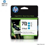 Cartucho de Tinta HP 712 Tripack Pack de 3 tintas 3ED77A Cyan
