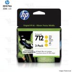 Cartucho de Tinta HP 712 Tripack Pack de 3 tintas 3ED79A Yellow