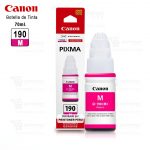 Botella de Tinta Canon 190 GI-190M 70ml. Magenta G1100, G2110, G3110, G4110