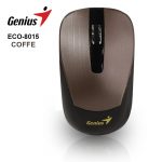 Mouse Inalámbrico Recargable Genius ECO-8015 Coffe Marrón