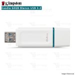 Memoria USB Kingston 64GB. KC-U2G64-5R Exodia Blanco