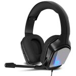 Audífono Gamer Profesional hp h220 led azul - negro