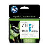 Tinta HP 711 Cyan Original CZ134A Tripack x3 29ml para DesignJet T120 T130 T520 T530