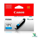Cartucho De Tinta Canon 171 Cian CLI-171C 6.5 ml.