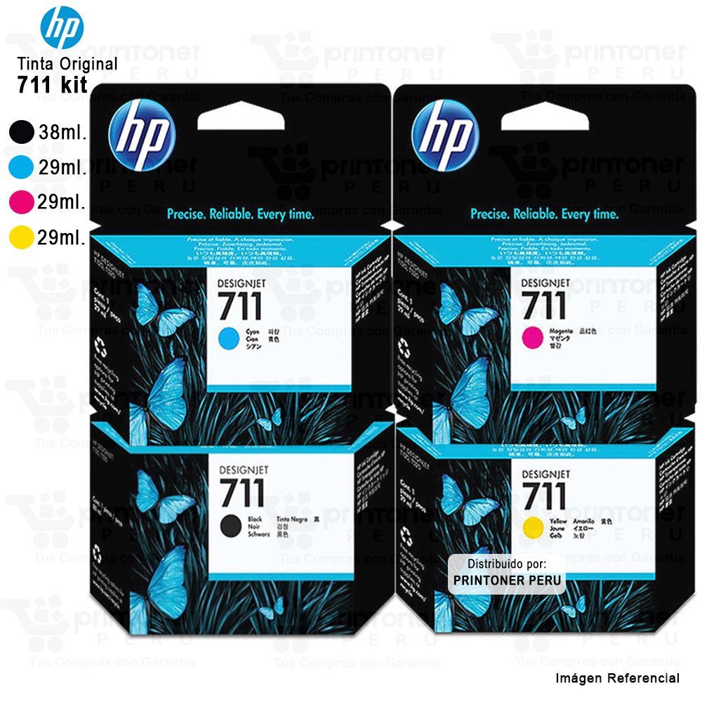 KIT TINTA HP 711 38ML. - 1
