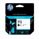 Tinta HP 711 Negro Original CZ133A 80ml para DesignJet T120 T130 T520 T530