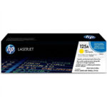 Toner HP 125A CB542A Amarillo Original | CP1215, CP1515n, CP1518ni | 1,400 Pág.