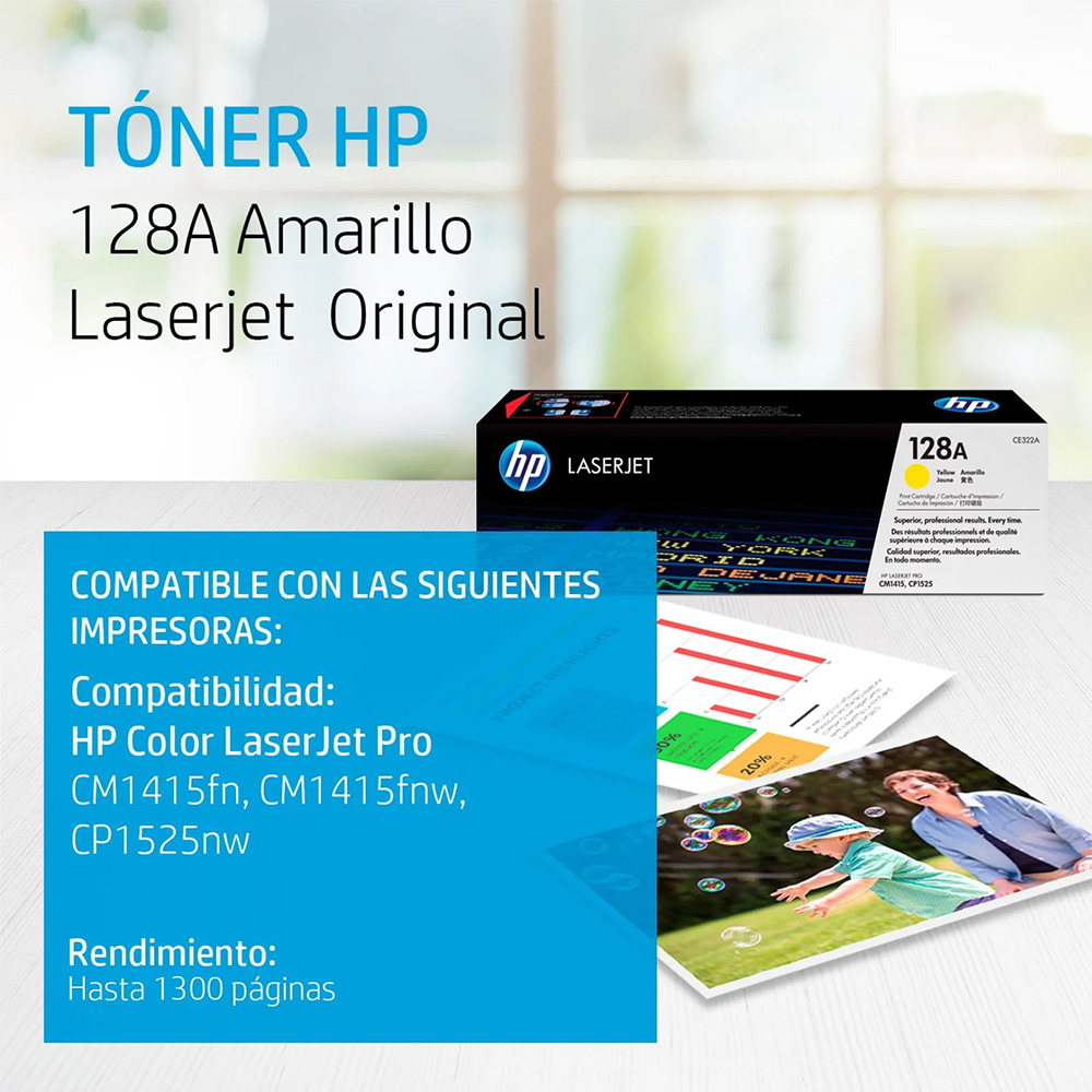 toner hp 128a yellow - 1