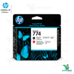 CABEZAL HP 774 MATTE BLACK/CHROMATIC RED (P2V97A) Z6810