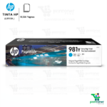 TINTA HP 981Y CYAN (L0R13A) 16,000 PGS
