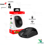 MOUSE GENIUS ECO-8100 INALAMBRICO RECARGABLE - NEGRO
