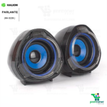 PARLANTE GAMING 2.0 USB HALION HA-S228 - NEGRO/AZUL