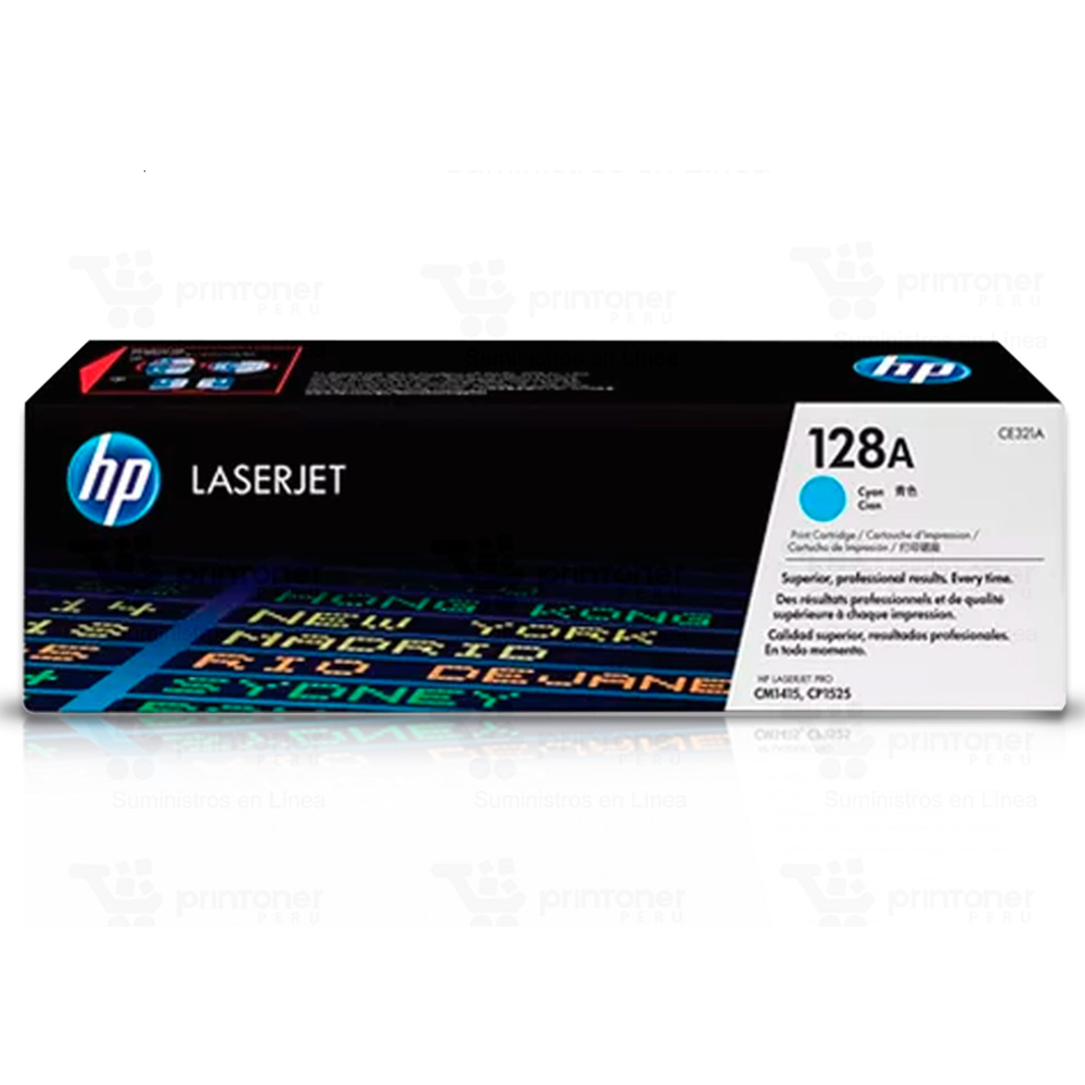 toner hp 128a cyan - 2