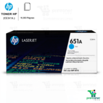TONER HP 651A CYAN (CE341A) L.J. ENT 700 MFP M775 16K Pgs.