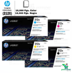 TONER HP 212X PACK DE 4 COLORES PARA L.J. M555/M578/M545dn
