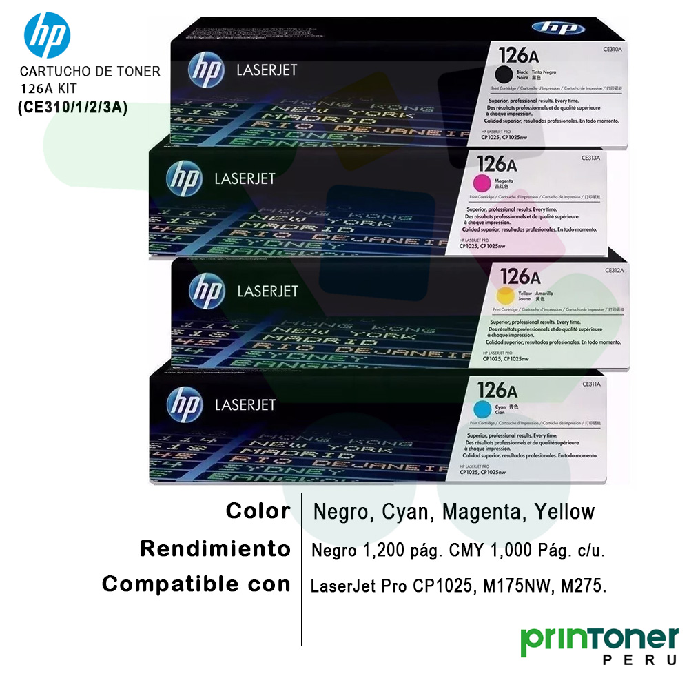 TONER HP 126A KIT - 1