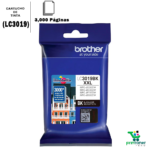 Cartucho De Tinta Brother LC3019 Negro MFC-J5330DW 3,0K Pg.