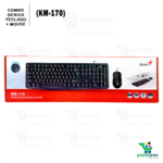 Combo Teclado + Mouse KM-170 Genius Cableado - Negro