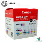 MEGA KIT TINTA CANON GI-16 PARA MAXIFY GX6010/GX7010