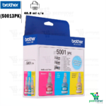 TINTA BROTHER BT5001 BT-5001 KIT DE 3 COLORES 3PACK Cyan Magenta Yellow 48.8ml. C/U