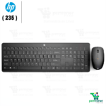 Teclado y Mouse HP 235 Inalámbrico Negro - Combo