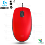 MOUSE CABLEADO LOGITECH M110 SILENCIOSO - ROJO