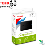 DISCO DURO EXTERNO TOSHIBA 4TB CANVIO BASICS USB 3.2 1GEN